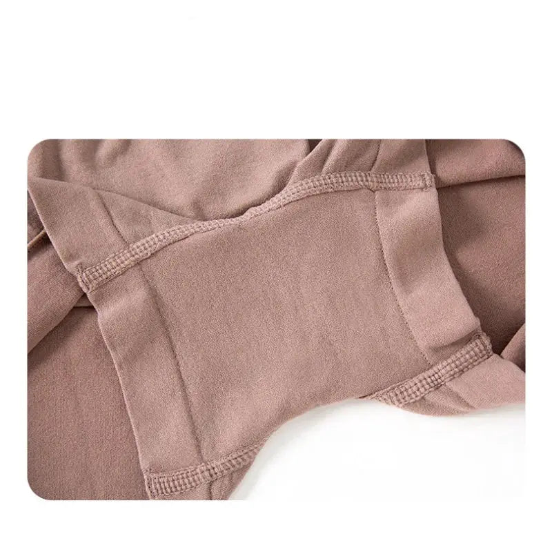 Women's seamless boyshort panties in dusty pink, soft stretchy fabric