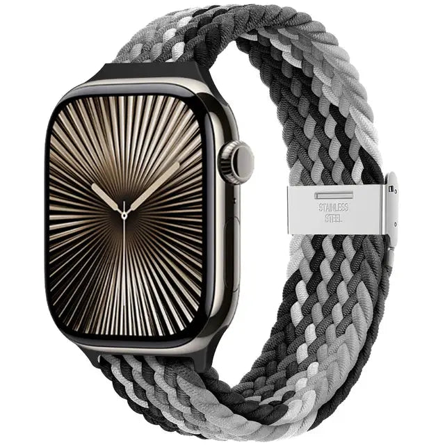 Strap For Apple watch band 46mm 45mm 44mm 49mm 40mm 41mm 42mm Braided loop correa bracelet iWatch series 10 8 9 7 5 2030