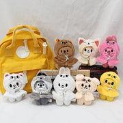 SKZOO Stray Kids Plush Keychain 12cm Doll Cloak Fashion Toy Fans Gift Official Collectible Item