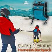 Kids Ski Harness Backpack Adjustable Snowboard Training Belt Speed Control Leash For Safe Learning