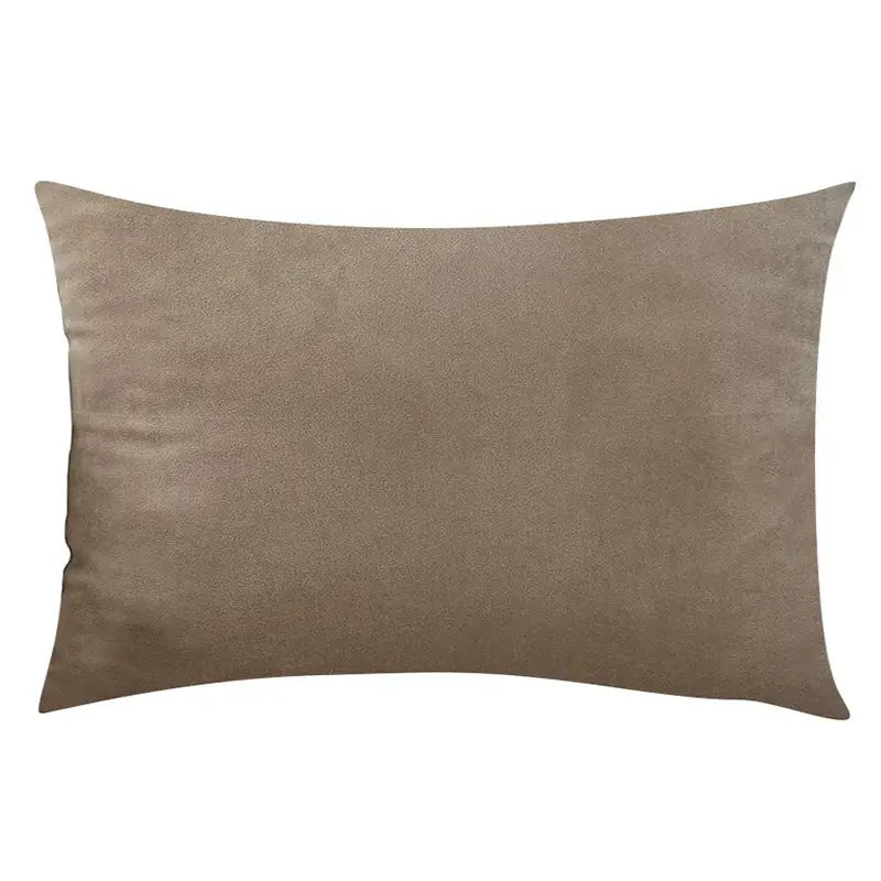 Simples Market soft velvet cushion cover, brown 30x50 cm for living room sofa