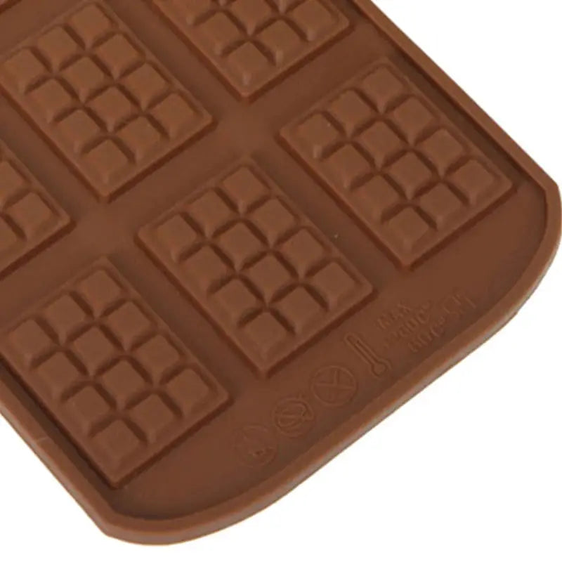 12 Cavity Silicone Chocolate And Waffle Mold For Fondant Cakes DIY Candy Bar Decoration Tools Kitchen Baking