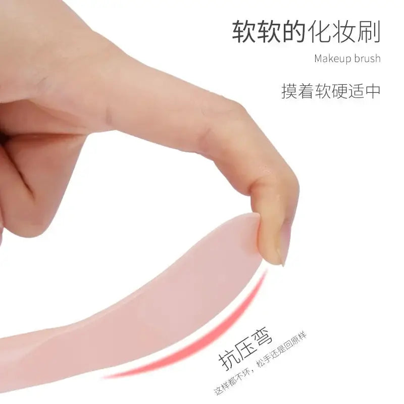 Silicone Facial Mask Brush With Soft Head And Scraper Dual Use Mud Film Tool For DIY Beauty Wholesale