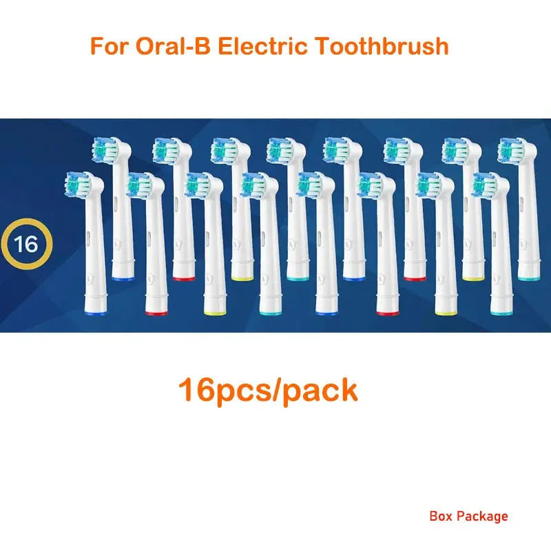 Oral B Braun Replacement Toothbrush Heads Extra Soft Dupont Bristles Rounded End For Gentle Cleaning Whitening
