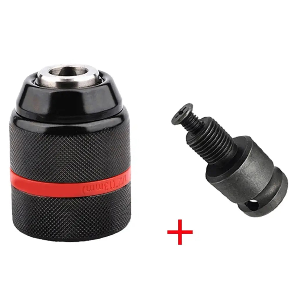 JENTORIX Keyless Drill Chuck 2mm To 13mm With 3 Jaw Self Lock Ratchet And One Half Twenty UNF Thread For Drill Bits