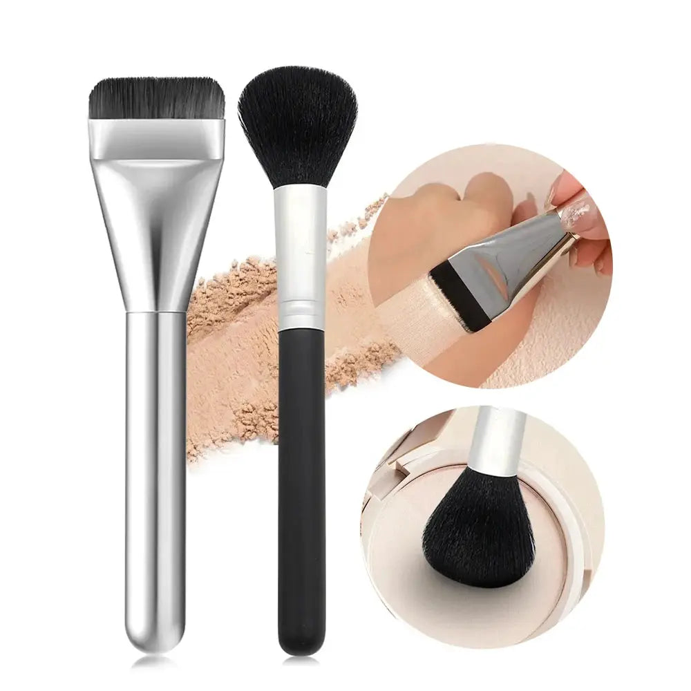 SilkLine Ultra Thin Foundation Brush For Precise Contour And Flawless Cream Makeup Blending