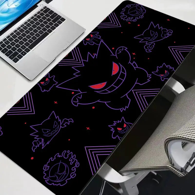 Gengar Large XXL Mouse Pad For Gaming And Office Desk Mat PC Laptop Keyboard With Non Slip Rubber Base
