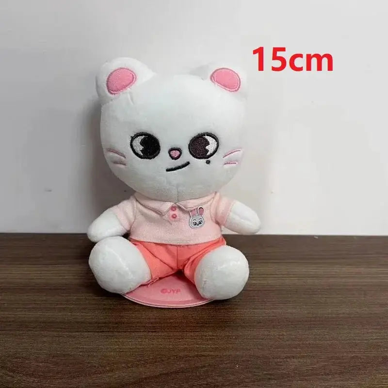 SKZOO Stray Kids Plush Keychain 12cm Doll Cloak Fashion Toy Fans Gift Official Collectible Item