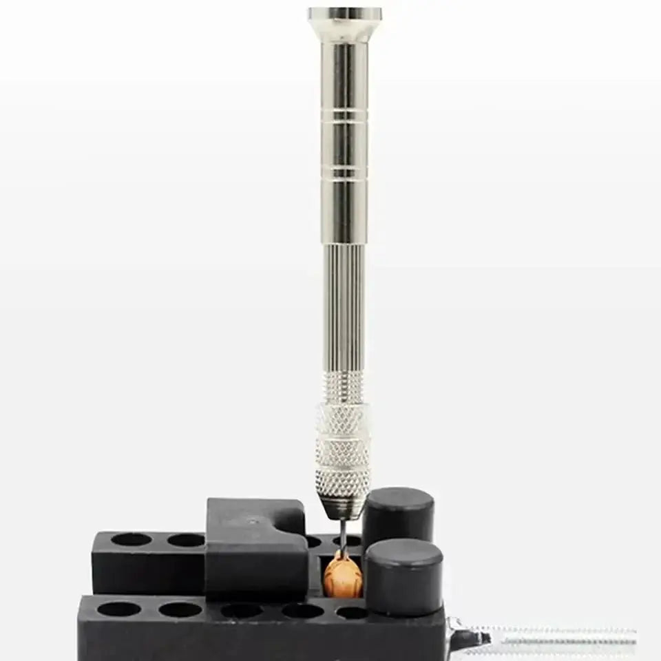 Mini Hand Drill 0.8 To 3.0mm Pin Vice For Watchmaker Precision Woodworking And Watch Repair Tools