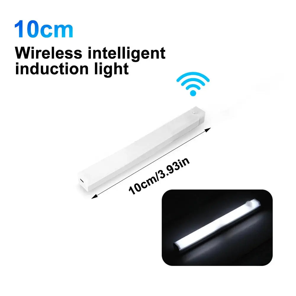 LED Car Sensor Light 10 20 30 CM Automatic Induction Magnetic Rechargeable Type C Lamp With Manual And Sensing Modes