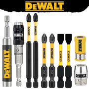 DeWalt PH2 and SL8 Drill Bit Set With Magnetic Ring Sleeve Extension Rods DWASLVMF2 DT70547T DT7505 DW2054