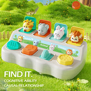 Montessori Pop Up Animal Toys And Learning Boxes To Enhance Logic And Fine Motor Skills For Kids Gift