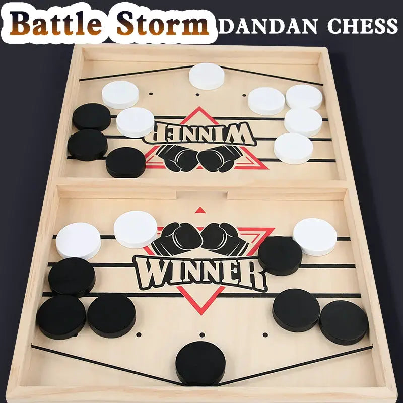 Table Hockey Paced Sling Board Puzzle Game For Parties Desktop Battle Interactive Toys For Children And Family Fun
