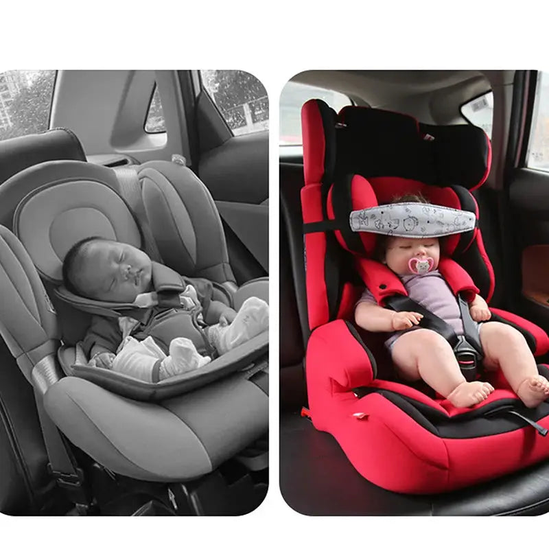 Baby Car Seat Head Support and Sleep Positioner for Strollers and Car Seats Adjustable Safety Pillow for Infants