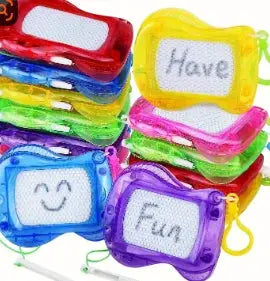 Mini Magnetic Drawing Boards With Keychain Erasable Doodle And Sketch Pad For Kids Ages 3 To 6 Birthday Gifts