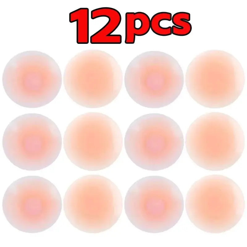 Reusable Silicone Nipple Covers For Women Soft Nipple Pasties Breast Petals Invisible Under Clothing Strapless Bra