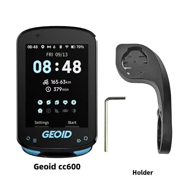 GEOID CC600 Color Screen GPS Bike Computer With Smart Navigation Wireless Speedometer ANT Plus 11 Languages Odometer