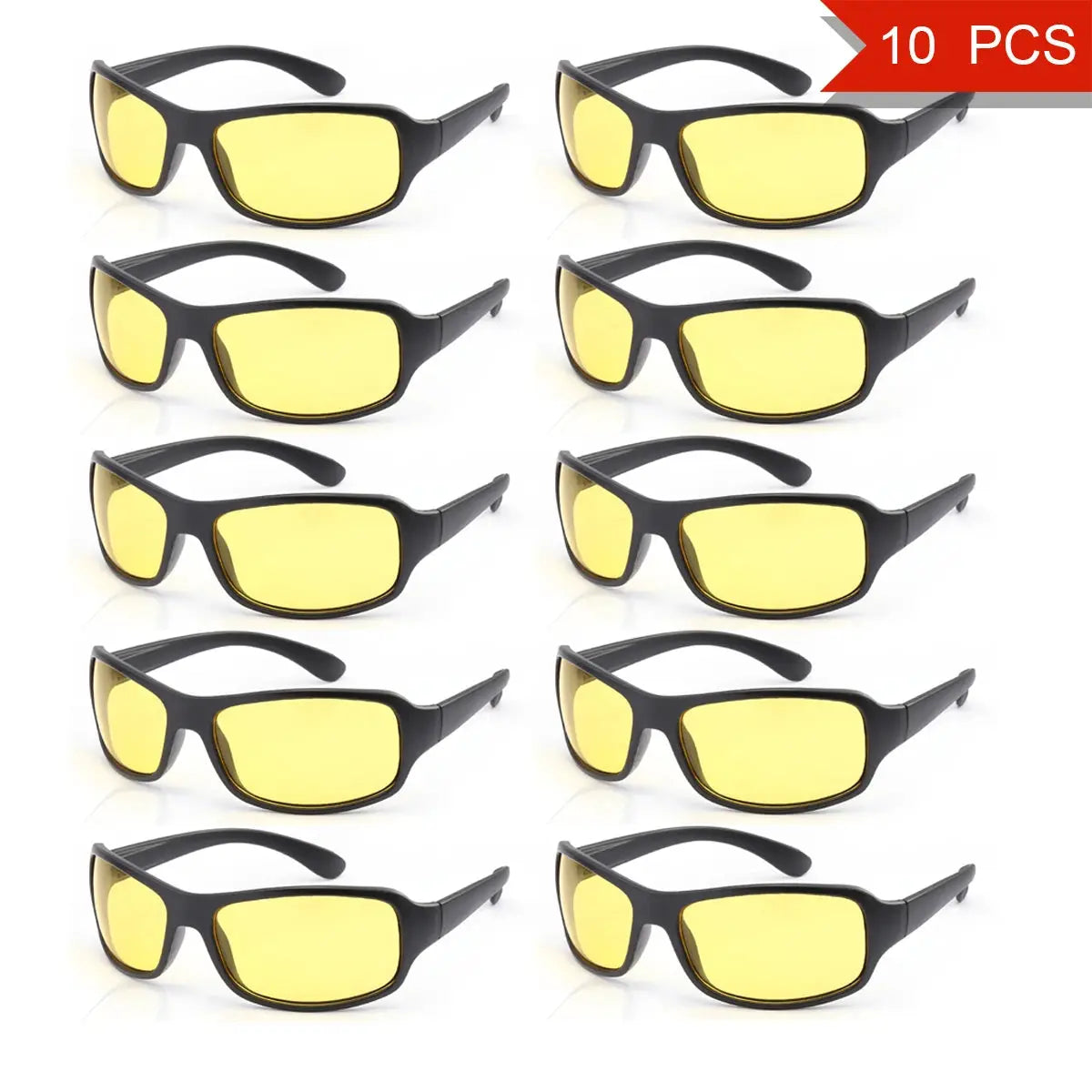 LuminaDrive Night Driving Glasses with Anti Reflective Yellow Lenses for Enhanced Night Vision