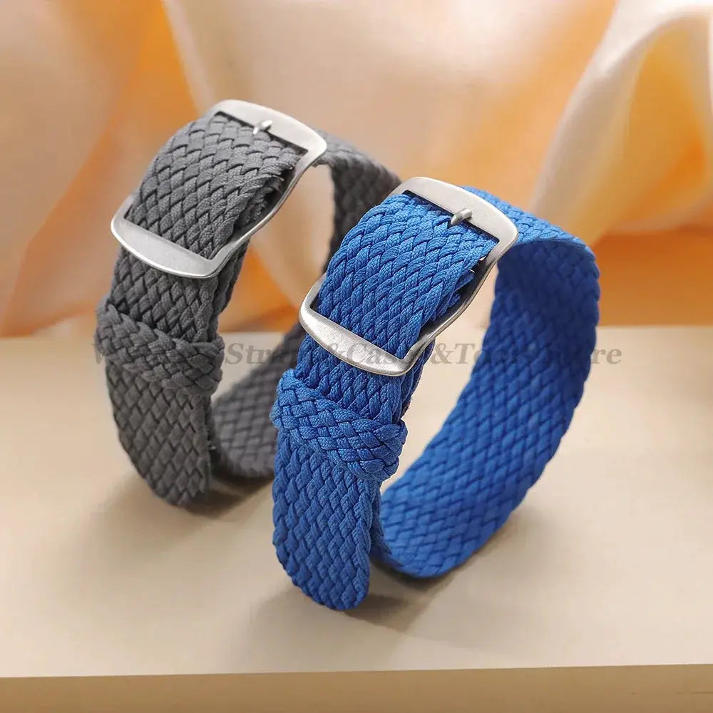 14mm 16mm 18mm 20mm 22mm Nylon Woven Canvas Watch Band for Perlon for Omega Strap Watchband Men Women Sport Bracelet 2035