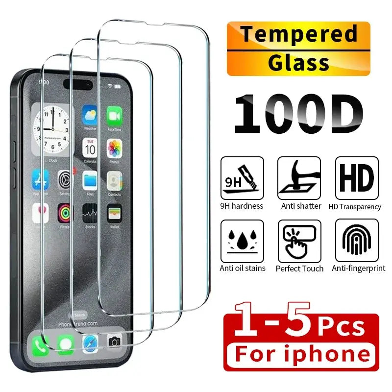 ArmorGlass Tempered Glass Screen Protector For iPhone 6 Through 16 Pro Max Ultra Clear Clarity And Impact Protection