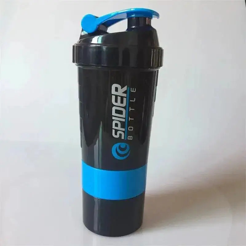 3 Layer Shake Cup Protein Powder Stirring Cup Fitness Bottle Large Capacity Gift