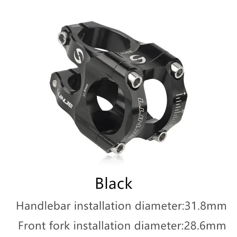CNC Mountain Bicycle Stem 31.8mm Short Power Riser For MTB And Road Bikes High Strength