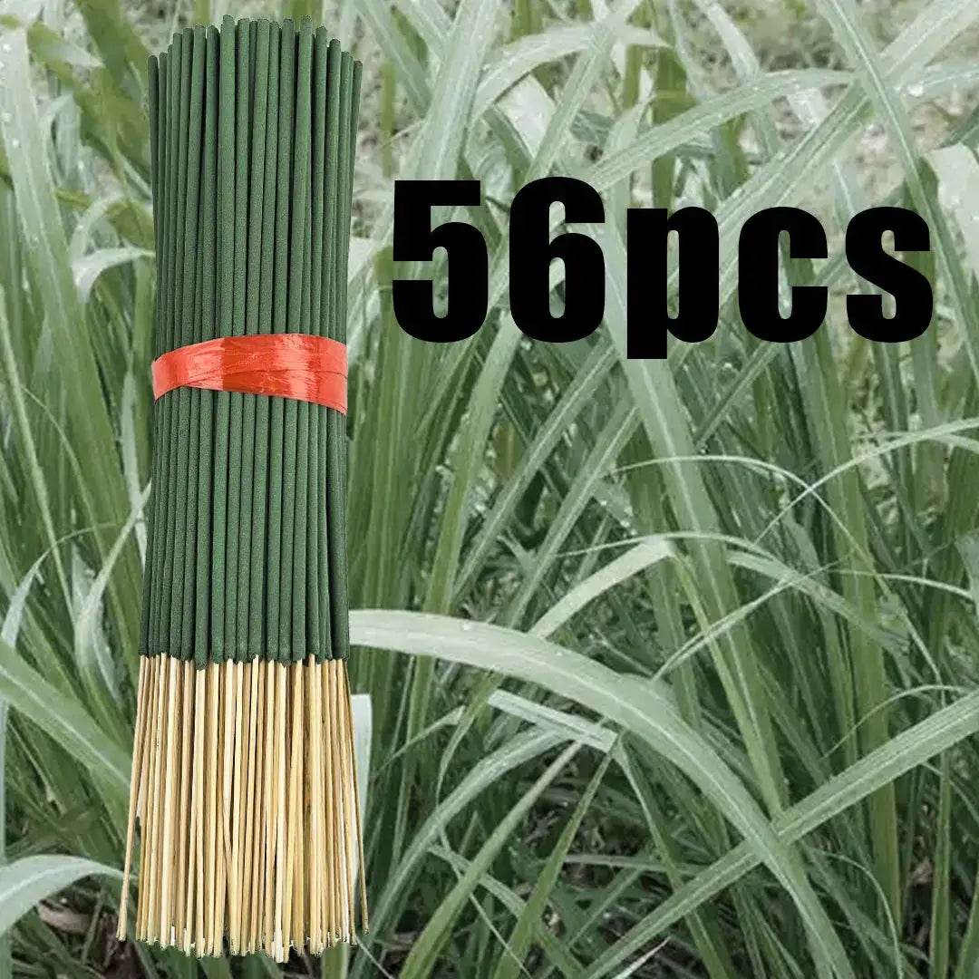Natural Citronella Incense Sticks Pack 20 56 101 400 Lemongrass Fragrance Bamboo Wood Chips For Outdoor Camping