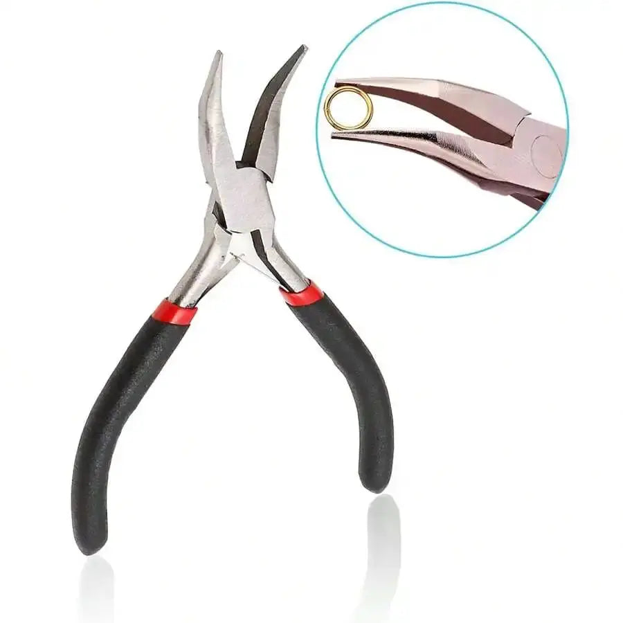 4 Pack Jewelry Pliers Set With Needle Nose Pliers Chain Nose Pliers And Round Nose Pliers For Jewelry Making