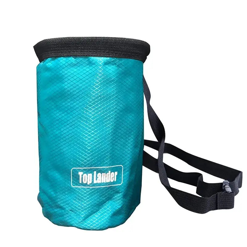 Magnesia Sack Chalk Bag With Waterproof Pocket For Rock Climbing Outdoor Bouldering And Weight Lifting