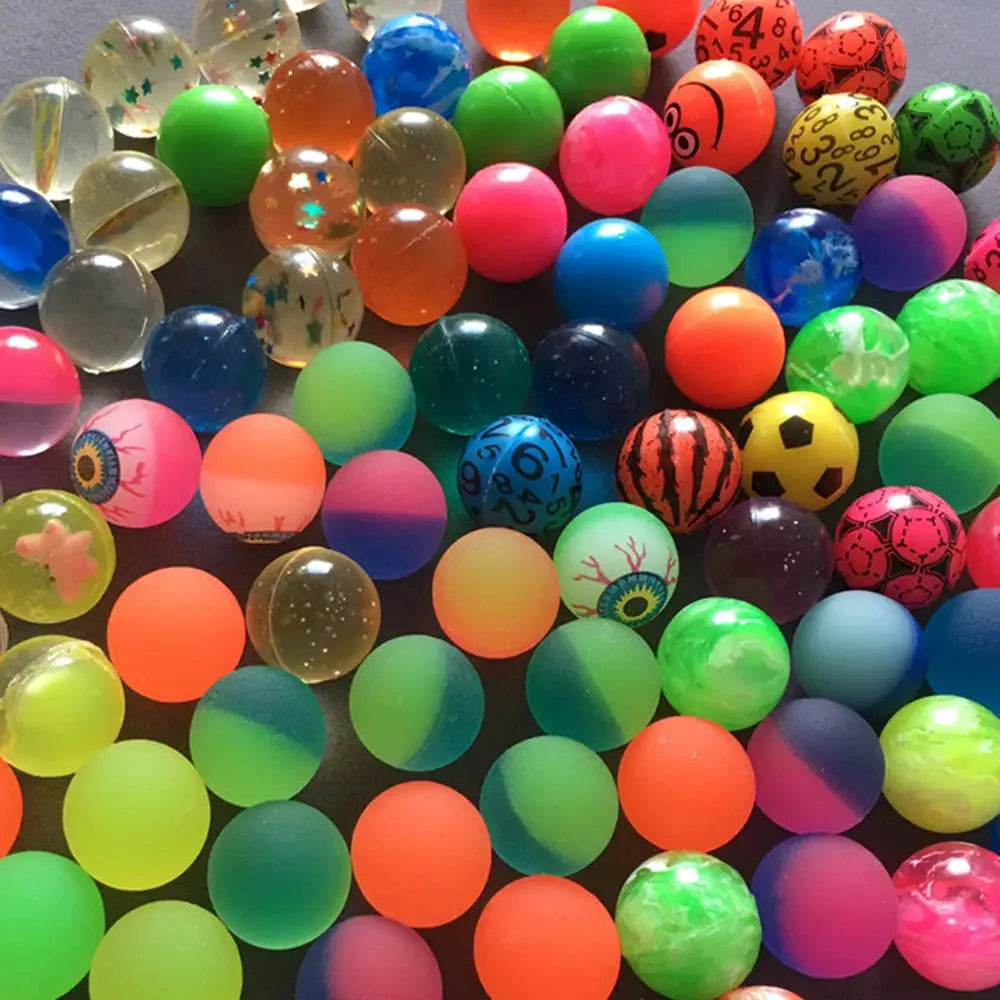 12 Or 30 Pieces Mini Colorful Bouncy Ball Toys For Kids Parties Baby Showers Pinata Fillers Party Favors