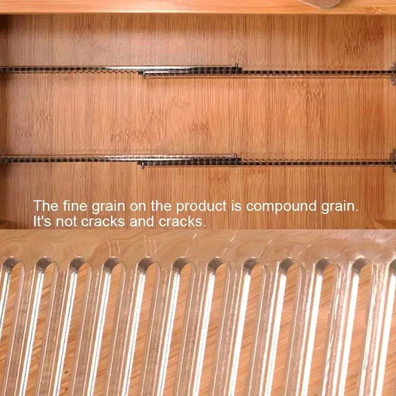 Adjustable Drawer Divider Clapboard Set Durable Storage Organizer For Wardrobe Closet DIY Punch Free Separator