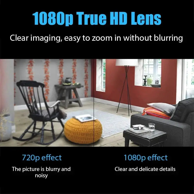 1080P HD Mini Camera WiFi Wireless Night Vision Home X5 Remote Camera For Kids And Pet Safety Monitoring