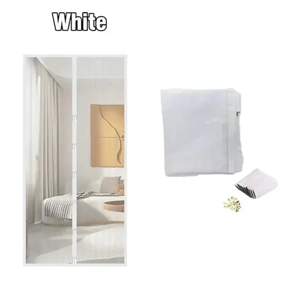 Magnetic Mosquito Net Door Curtain With Automatic Closing For Kitchen And Living Room Fly Screen Barrier