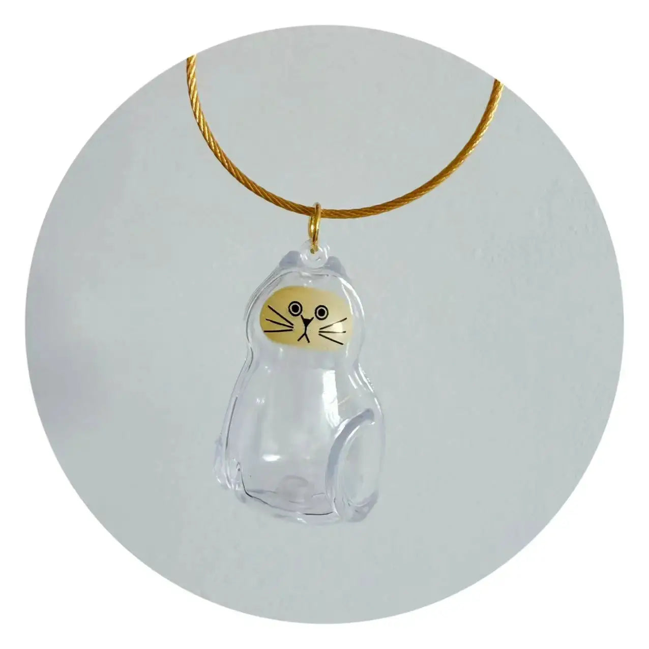 Transparent Cute Dog Pendant Keychain Creative Pet Hair Storage Capsule Hanging Ornament For Pet Lovers DIY Memorial Keychain