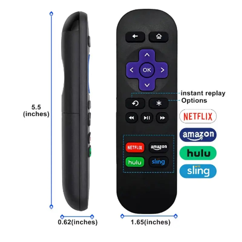 Rc680 Remote Control for Roku Express Premiere Box and Play Models 1 2 3 4 Not for Stick or TV