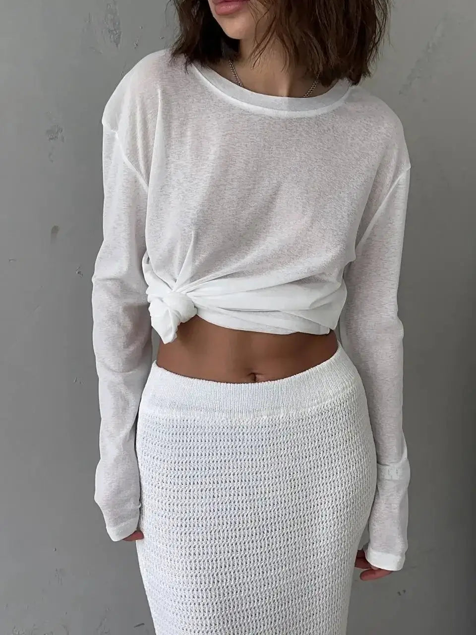 Women Long Sleeve Soft T Shirts Loose Fit Breathable Polyester Viscose Blend For All Day Comfort