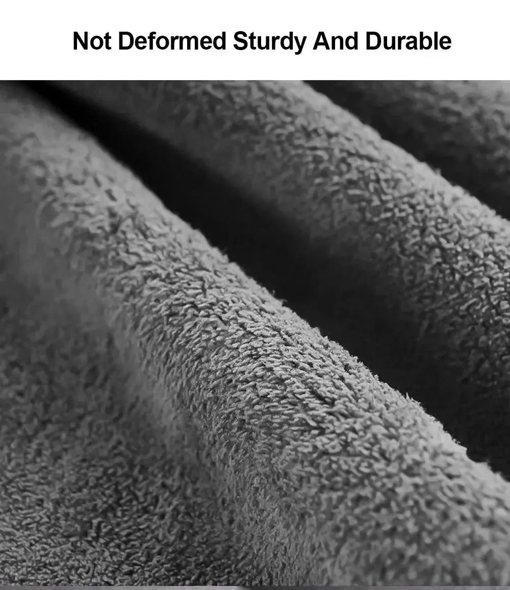 Simples Market car wash microfiber towel, thickened yellow absorbent cleaning cloth, 30/40/60 cm