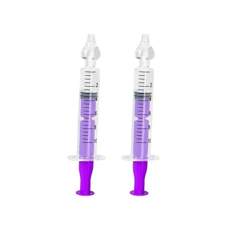 Dual Capacity 10Ml 20Ml Baby Nasal Aspirator Syringe Nose Cleaner Rhinitis Nasal Washer Irrigator Needle For Children
