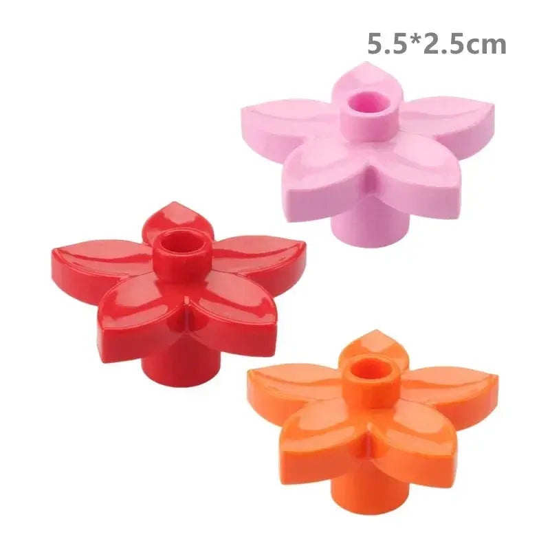 Big Outdoor Building Blocks Forest Plant Series Set For Farm Garden Decor And Kids Toys Bricks