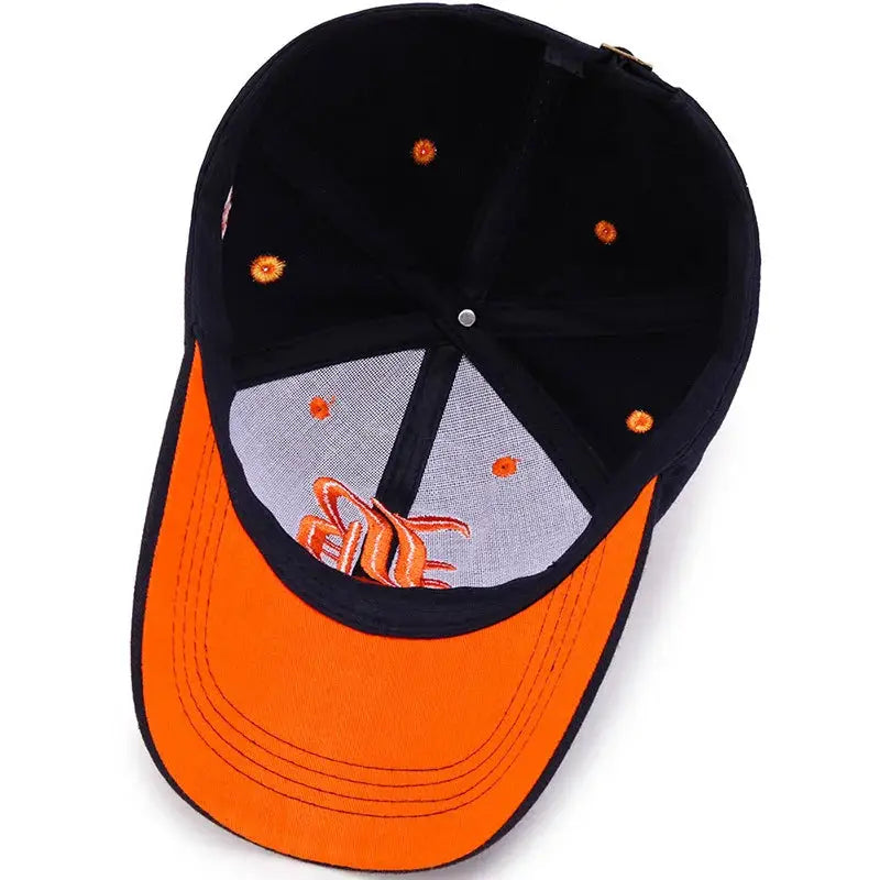Unisex Cotton Baseball Cap With Embroidery Snapback Hip Hop Style Sun Hat Casual Dad Hat