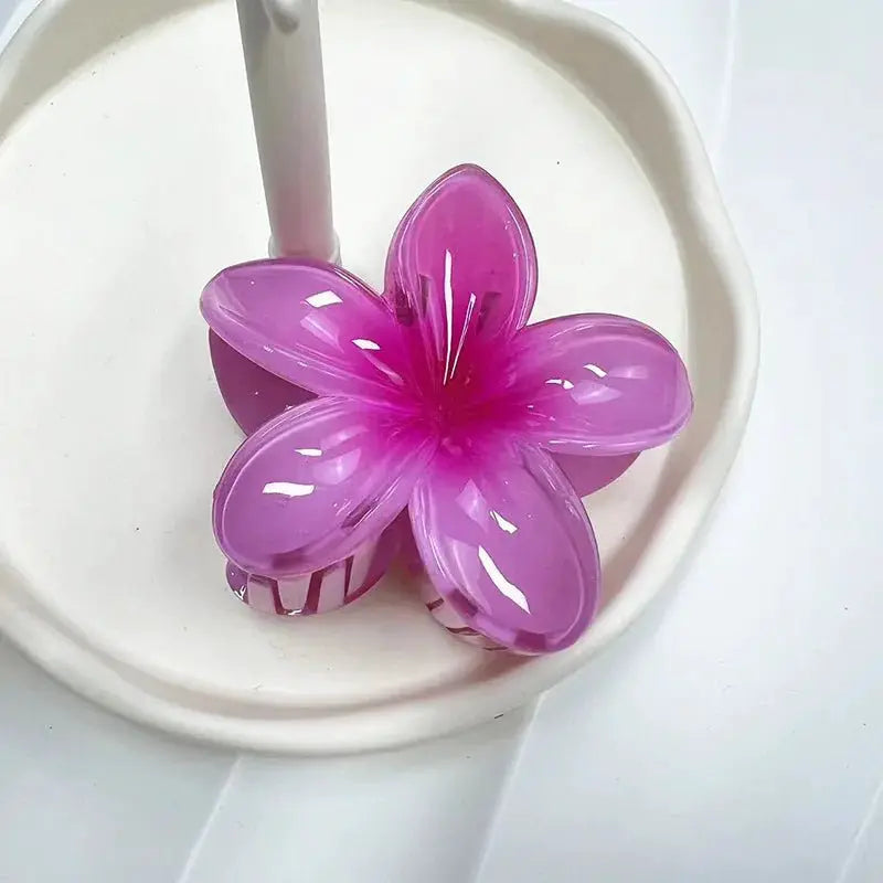 Large Matte Flower Claw Clip - Simples Market