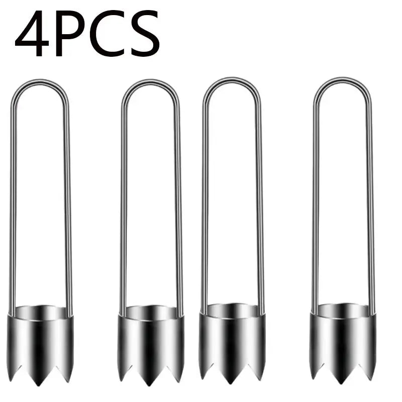 Stainless Steel Corer Portable Core Remover For Fruits And Vegetables Kitchen Tool For Pitting Chili Peppers Melons