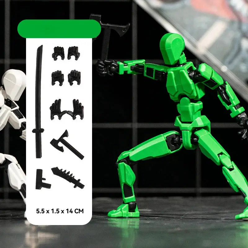 T13 3D Printed Movable Multi Jointed Action Figure Set Lucky 13 Nova 13 Collectible Figures
