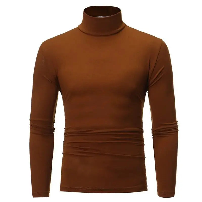 Gaoke Mens High Neck Thermal Shirt Slim Fit Base Layer Long Sleeve Tee For Winter And Autumn