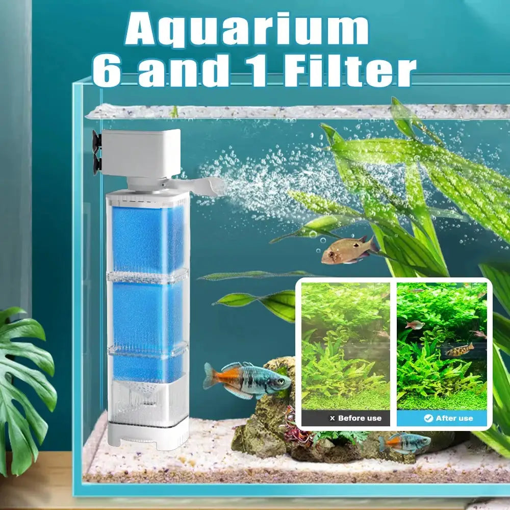 Aquarium Filter Pump Submersible Silent Fish Tank Water Pump For Aeration And Circulation 220V Wave Maker