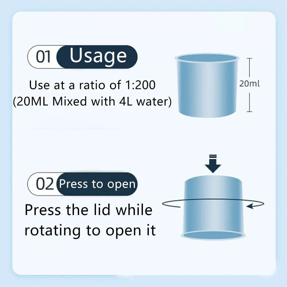 1L Floor Cleaning Solution For Roborock S8 Pro Ultra S8 MaxV Ultra Q Revo S7 Max Ultra S7MaxV Plus Vacuum Cleaners