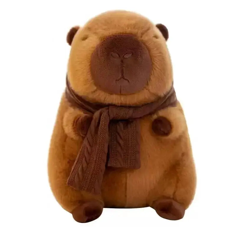 23cm Capybara Plush Toy Anime Style Stuffed Animal Soft Doll Gift For Christmas And Thanksgiving