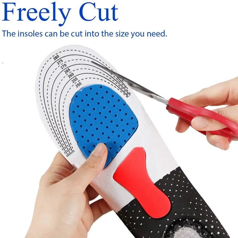 Orthopedic Insoles For Men And Women Memory Foam Gel Insole Arch Support Pads For Sports Shoes And Running