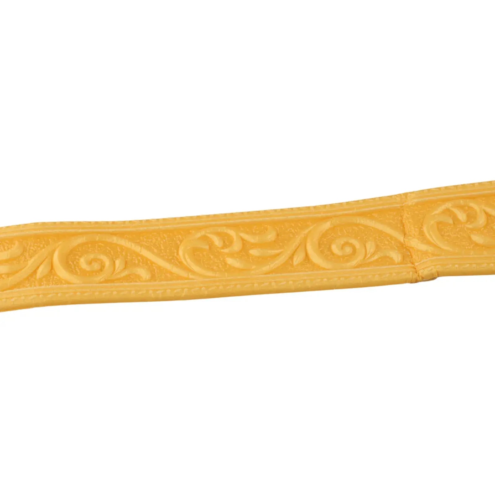 Simples Market 3D wall trim border, gold embossed baseboard strip, self-adhesive decorative border