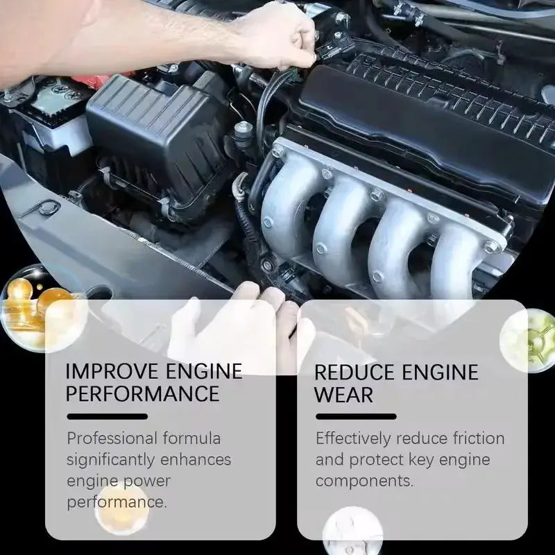 Simples Market Hydroshine engine bay cleaner spray applied to car engine for heavy oil and dust removal